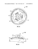 Optically Efficient Notification Device for Use in Life Safety Ceiling Strobe Applications diagram and image