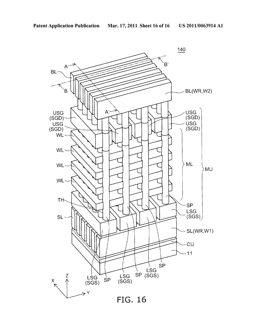 NONVOLATILE SEMICONDUCTOR MEMORY DEVICE - diagram, schematic, and image 17