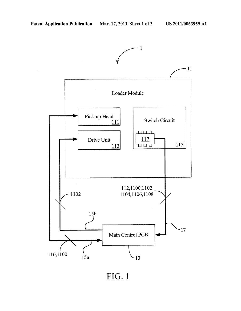 LOADER MODULE OF AN OPTICAL ACCESS APPARATUS - diagram, schematic, and image 02