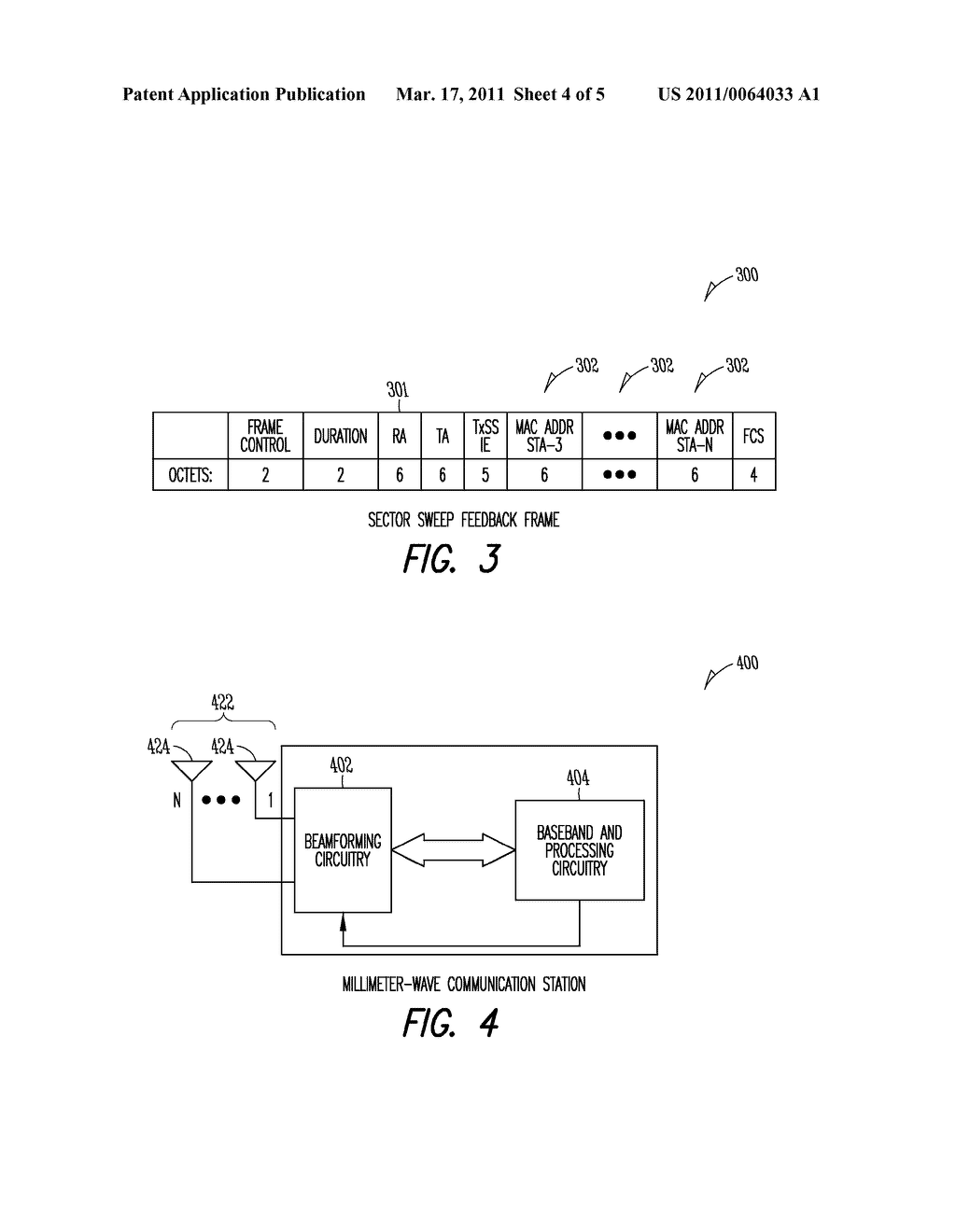 MILLIMETER-WAVE COMMUNICATION STATION AND METHOD FOR SCHEDULING ASSOCIATION BEAMFORMING TRAINING WITH COLLISION AVOIDANCE - diagram, schematic, and image 05