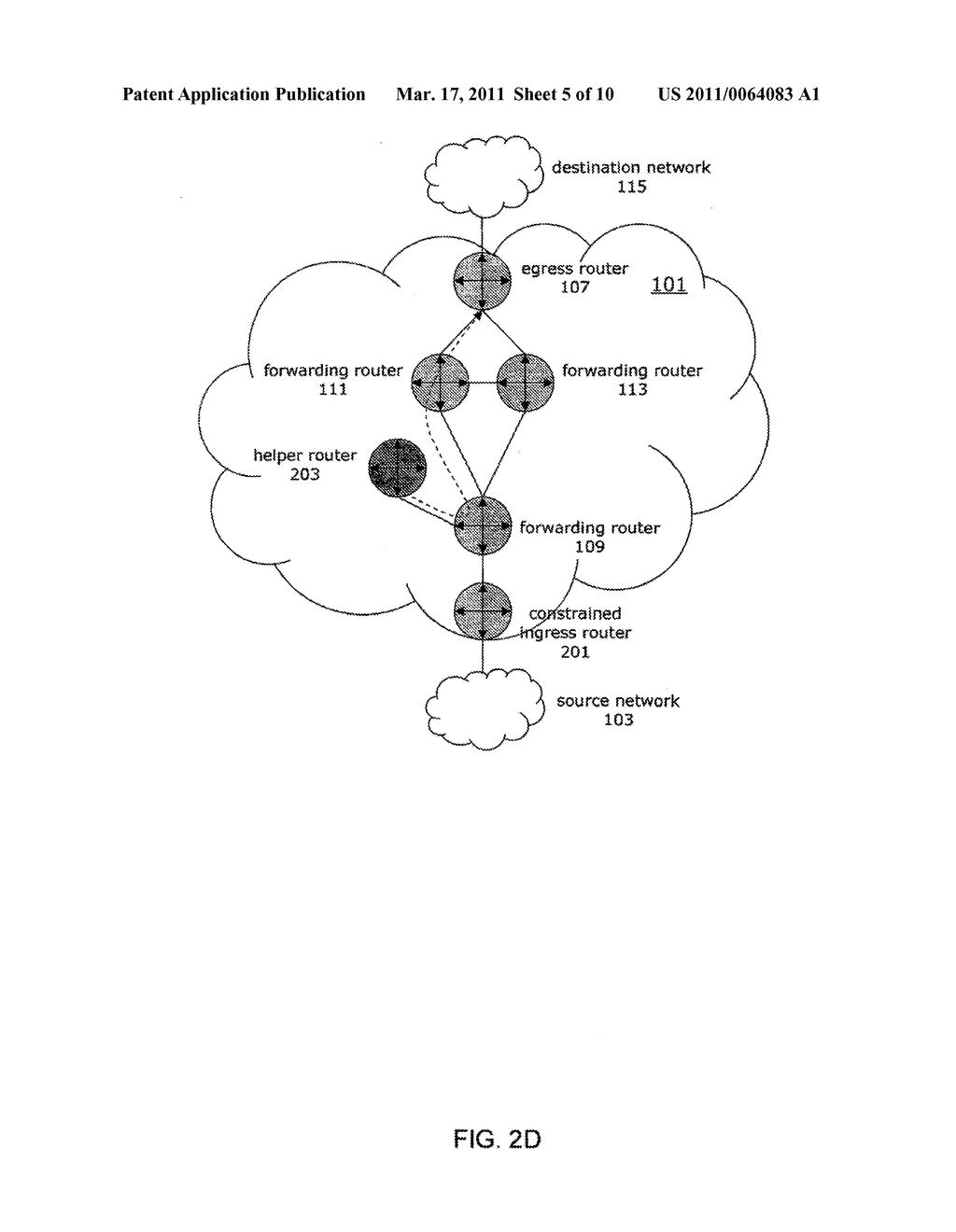 Anycast-Based Internet Protocol Redirection To Alleviate Partial Routing Tables - diagram, schematic, and image 06