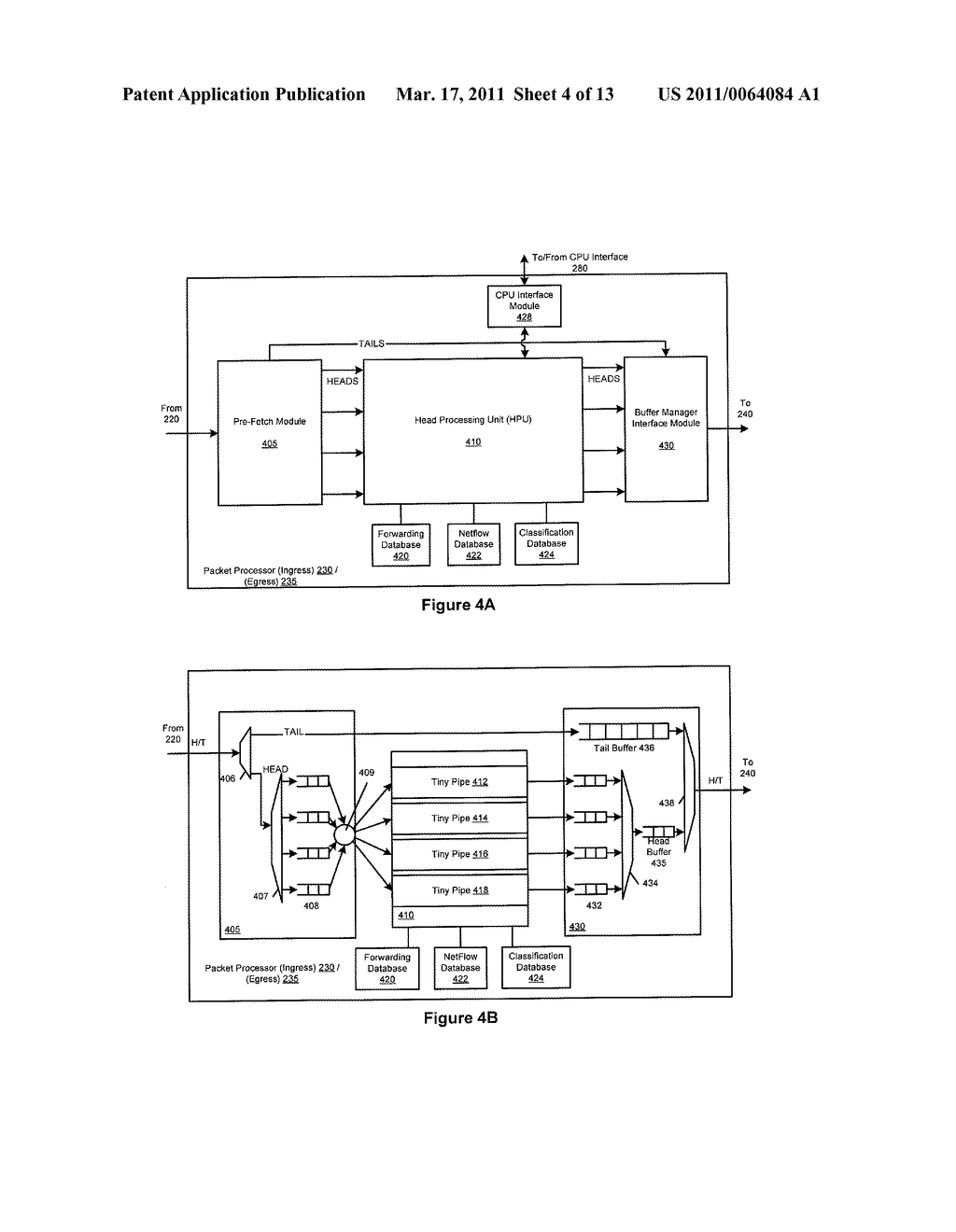 PIPELINED PACKET SWITCHING AND QUEUING ARCHITECTURE - diagram, schematic, and image 05