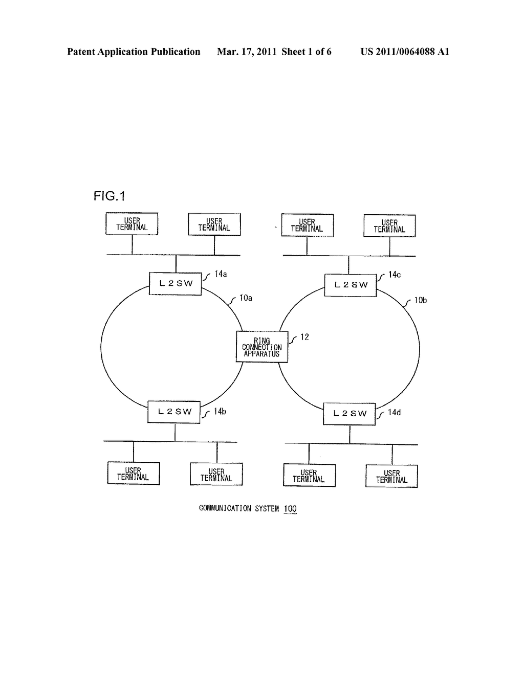 COMMUNICATION APPARATUS AND COMMUNICATION CONTROLLING METHOD IN RING NETWORK - diagram, schematic, and image 02