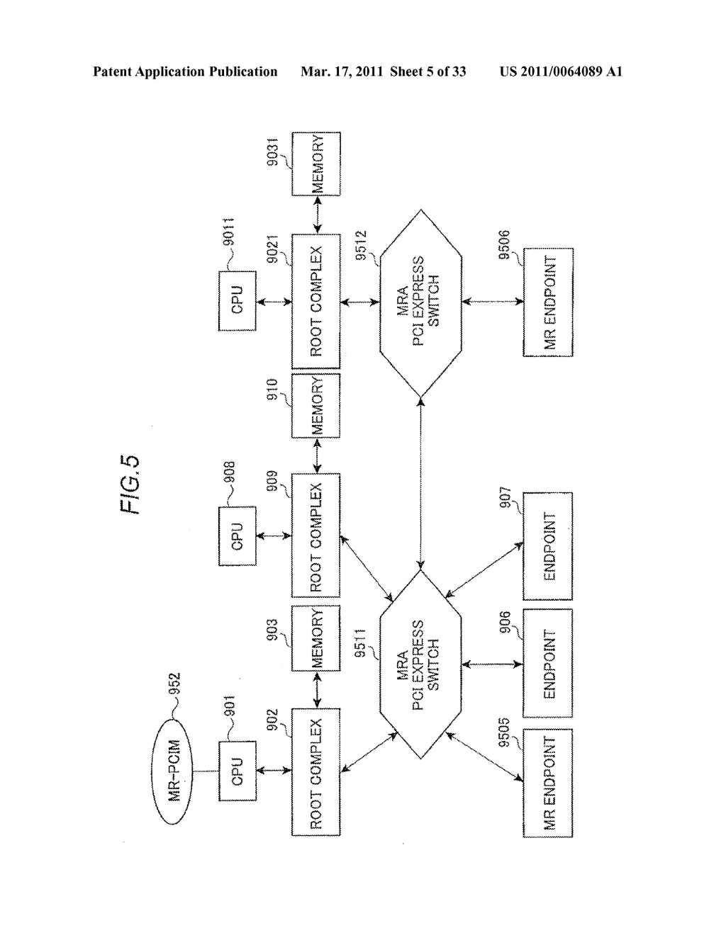 PCI EXPRESS SWITCH, PCI EXPRESS SYSTEM, AND NETWORK CONTROL METHOD - diagram, schematic, and image 06