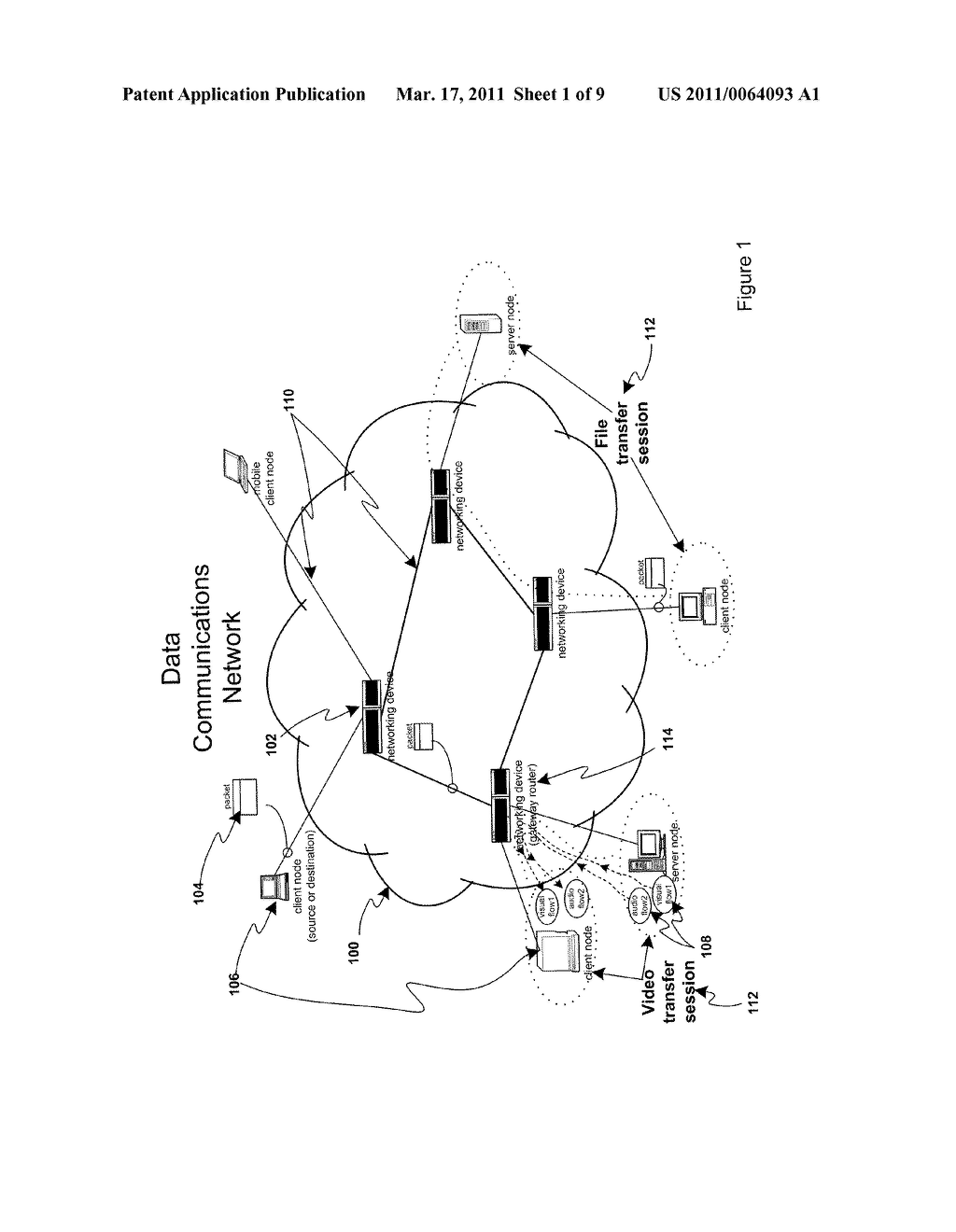 METHOD AND APPARATUS FOR CONTROLLING DATA COMMUNICATION SESSIONS - diagram, schematic, and image 02