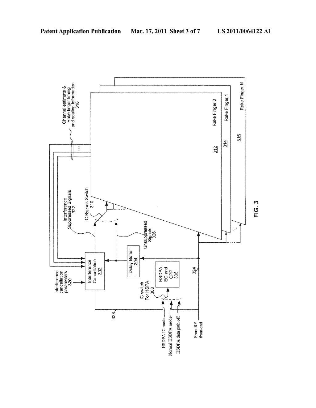 METHOD AND SYSTEM FOR PROCESSING SIGNALS UTILIZING A PROGRAMMABLE INTERFERENCE SUPPRESSION MODULE - diagram, schematic, and image 04