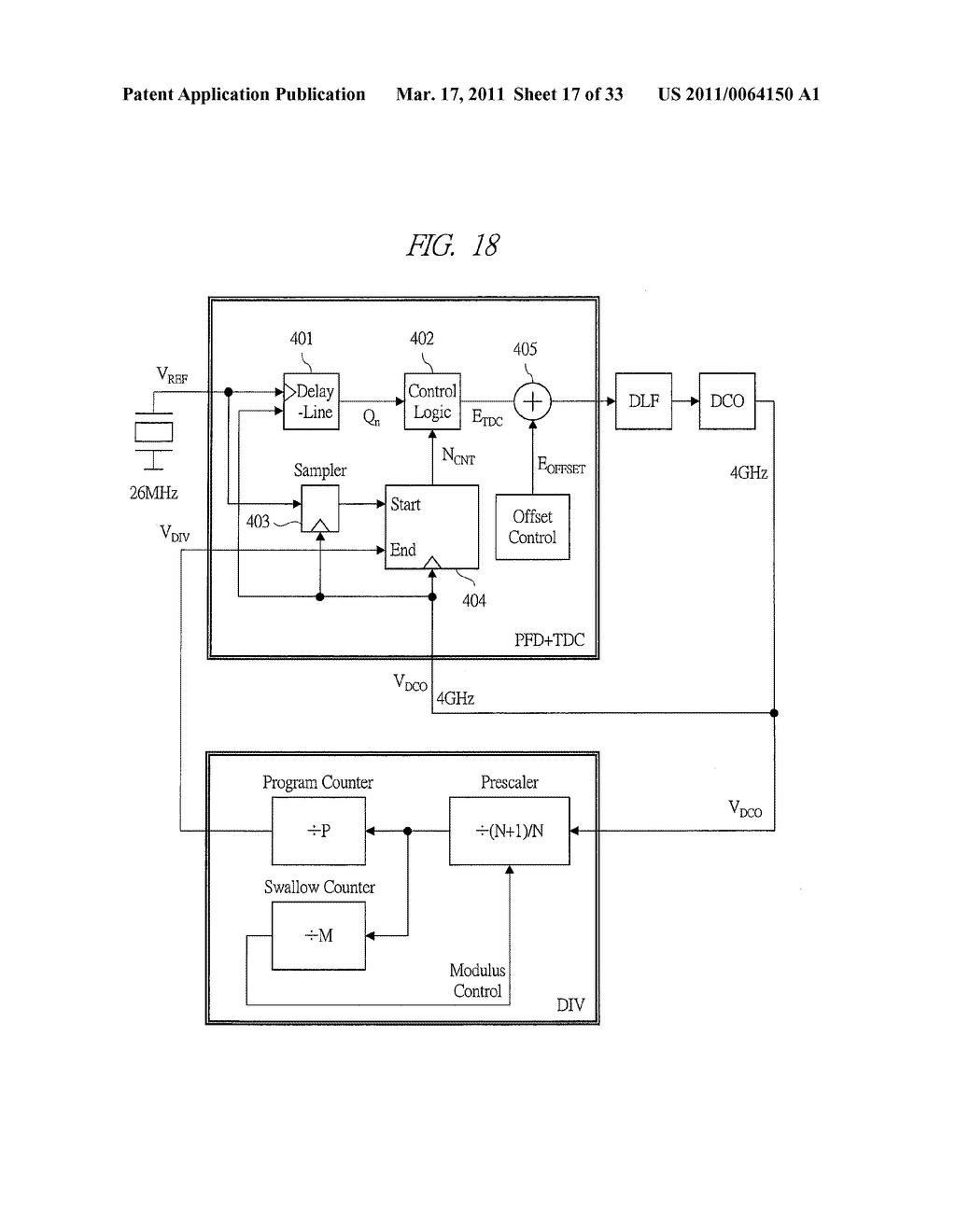 PLL CIRCUIT WITH IMPROVED PHASE DIFFERENCE DETECTION - diagram, schematic, and image 18