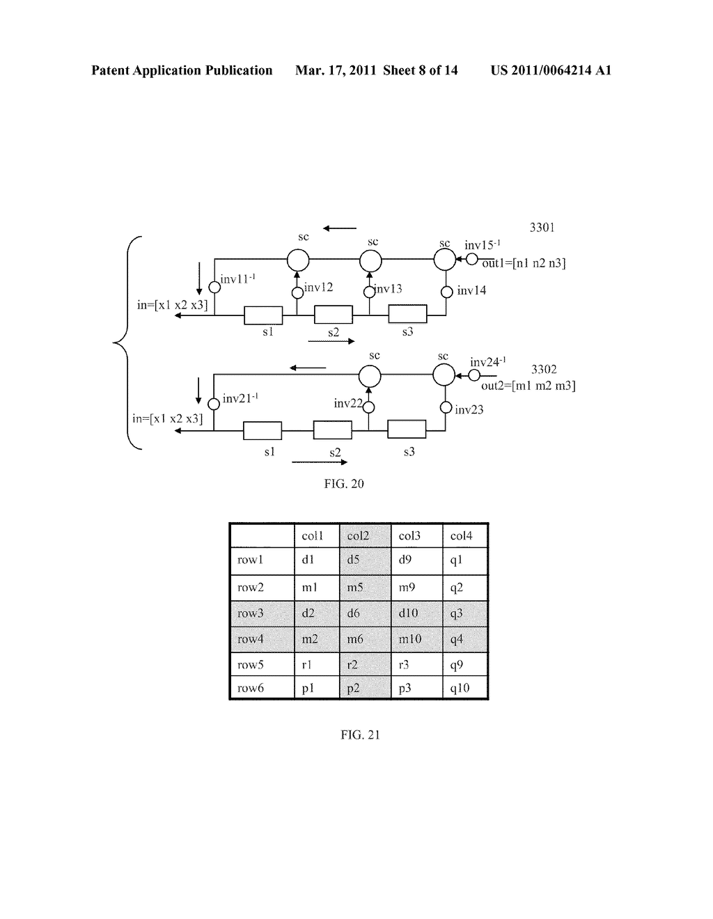 Methods and Apparatus in Alternate Finite Field Based Coders and Decoders - diagram, schematic, and image 09