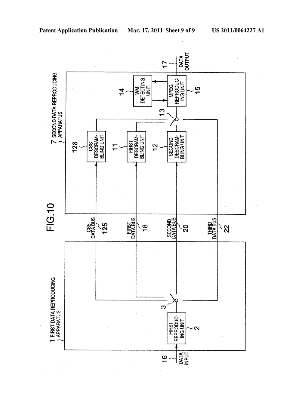 REPRODUCING APPARATUS, RECORDING APPARATUS AND DISPLAY APPARATUS - diagram, schematic, and image 10