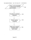 Method and system for learning a same-material constraint in an image diagram and image