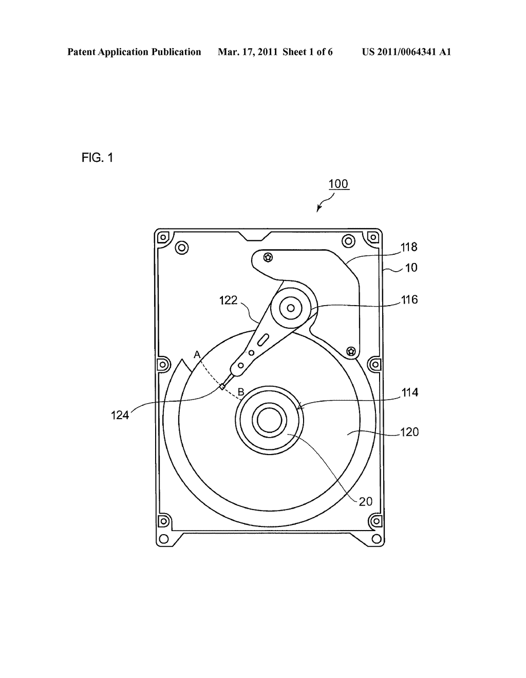 DISK DRIVE DEVICE CAPABLE OF BEING IMPROVED IN ANTI-VIBRATION CHARACTERISTIC - diagram, schematic, and image 02