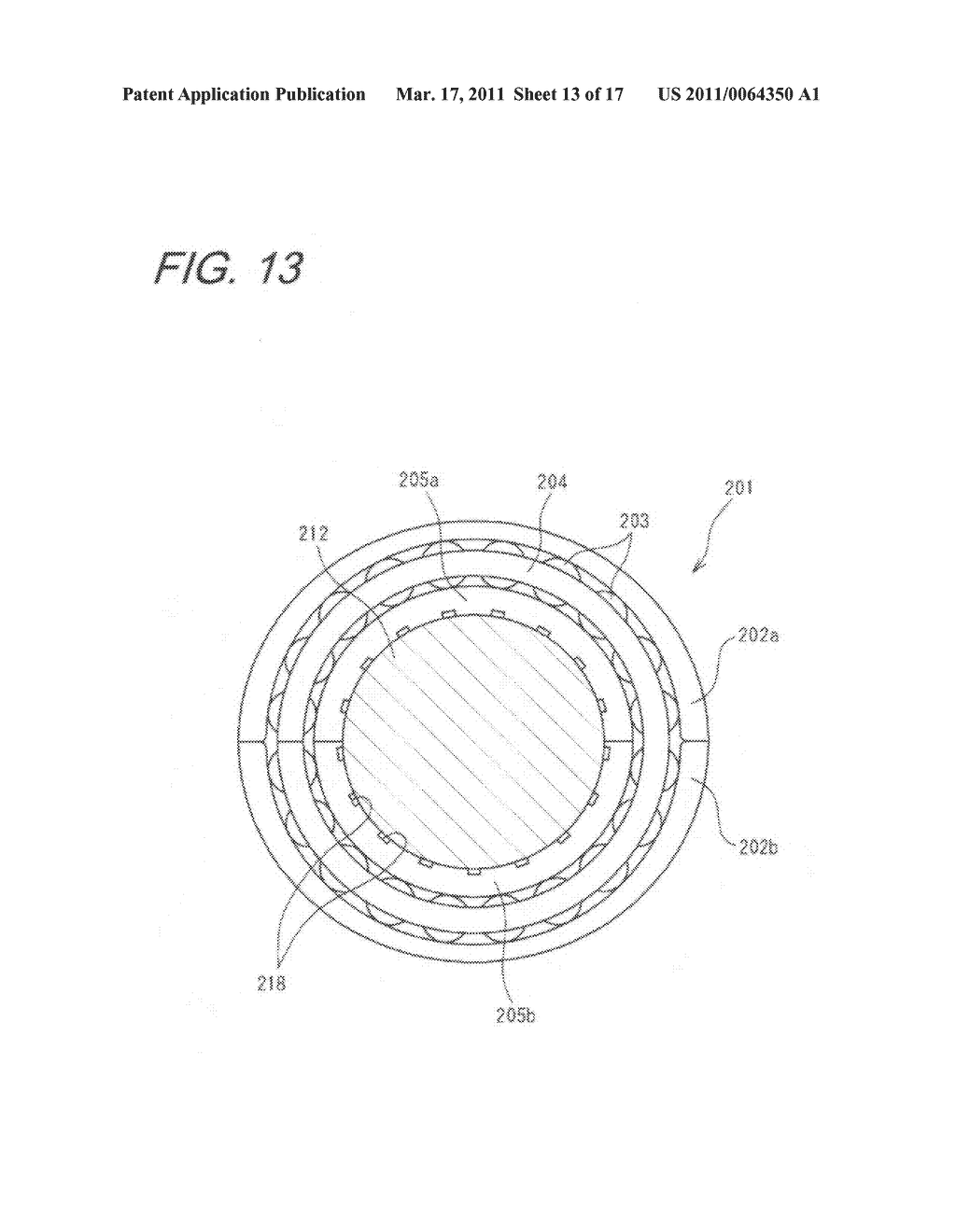 SPLIT OUTER RING, SPLIT ROLLING BEARING USING THE SAME RING AND CONSTRUCTION AND METHOD OF MOUNTING THE SAME ROLLING BEARING - diagram, schematic, and image 14