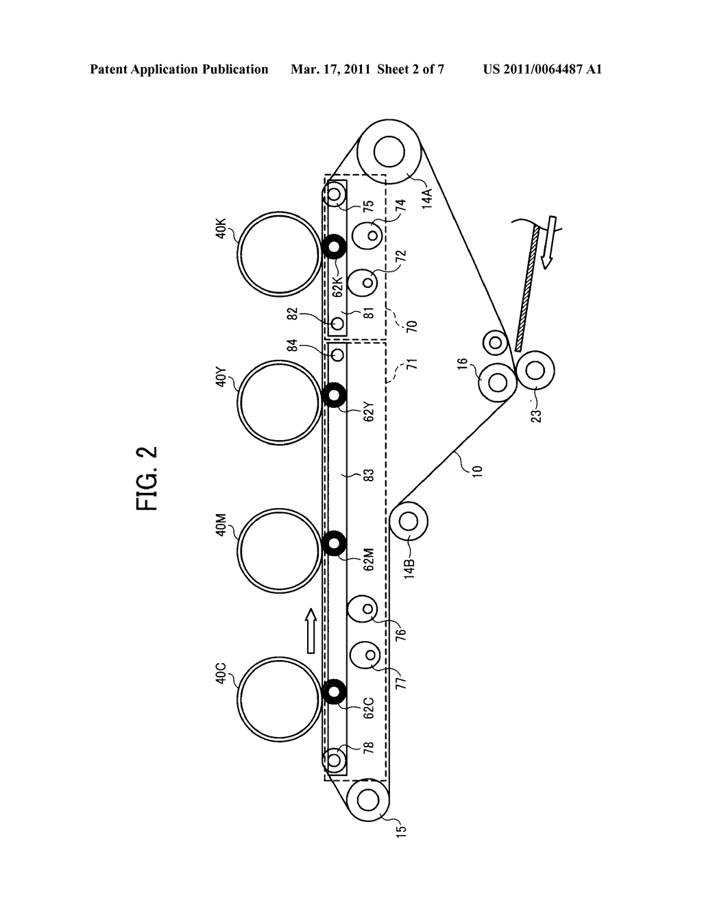 TRANSFER DEVICE AND IMAGE FORMING APPARATUS USING SAME - diagram, schematic, and image 03