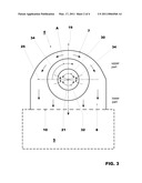 AXIAL TURBINE AND METHOD FOR DISCHARGING A FLOW FROM AN AXIAL TURBINE diagram and image