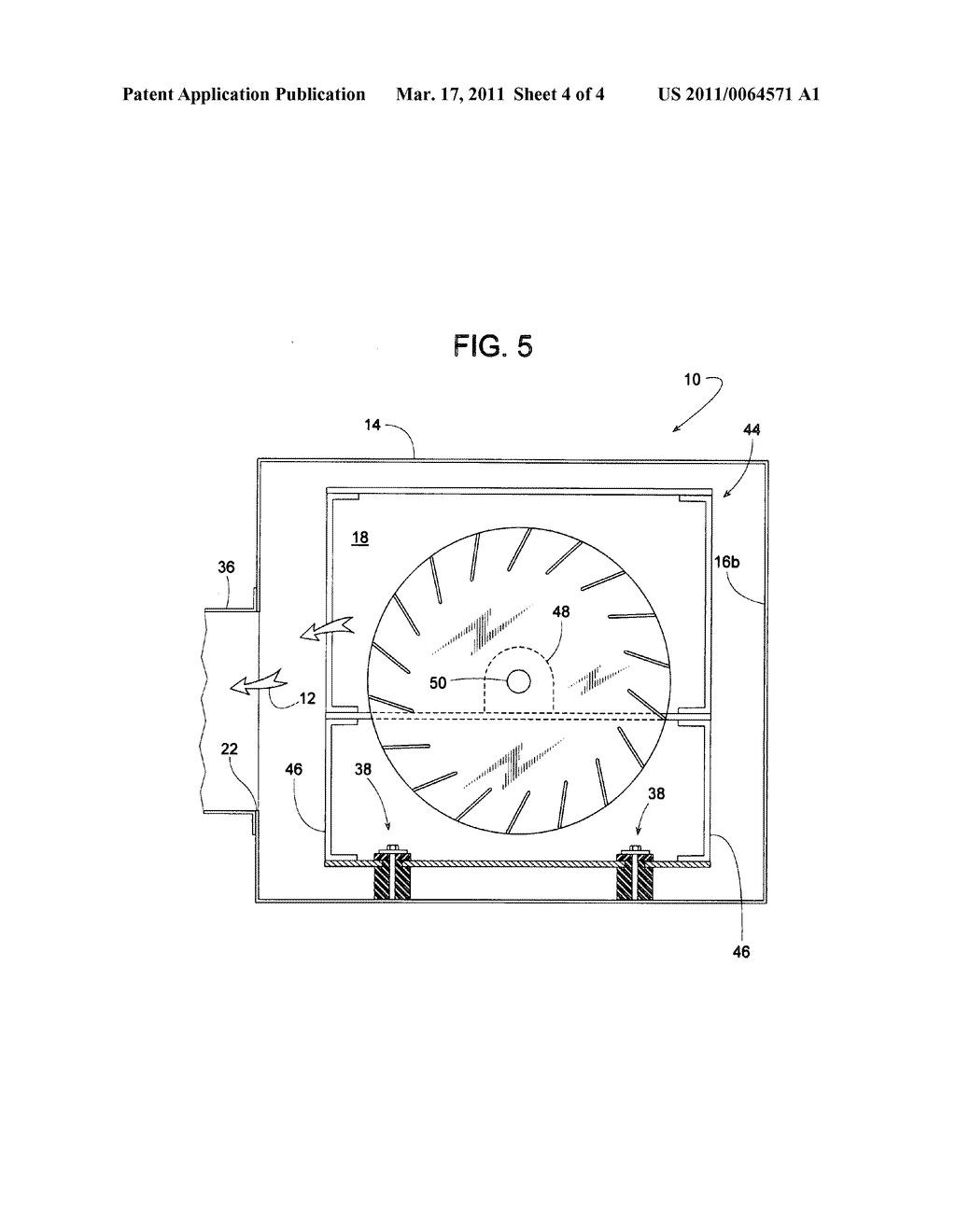 Secondary Inlet Cone for a Plenum Fan - diagram, schematic, and image 05