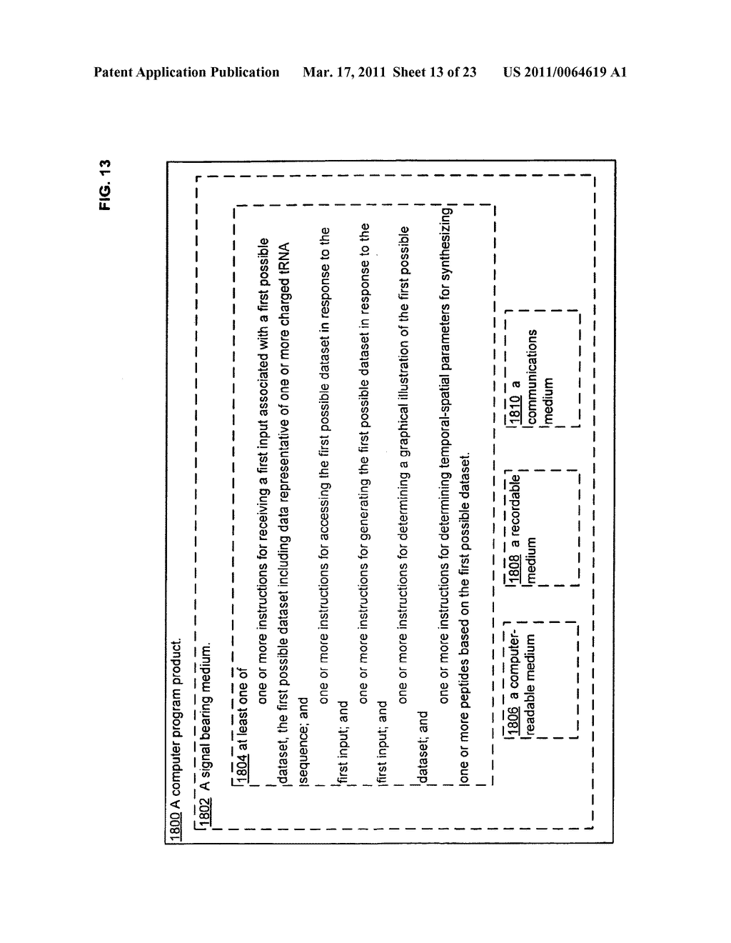 Apparatus for arbitrary peptide synthesis - diagram, schematic, and image 14