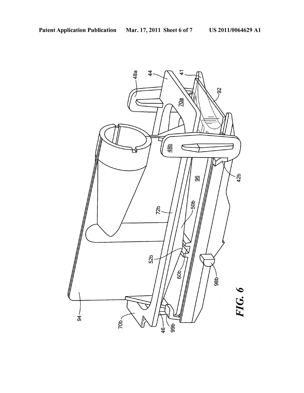 Cytocentrifuge sample container holder and support device - diagram, schematic, and image 07