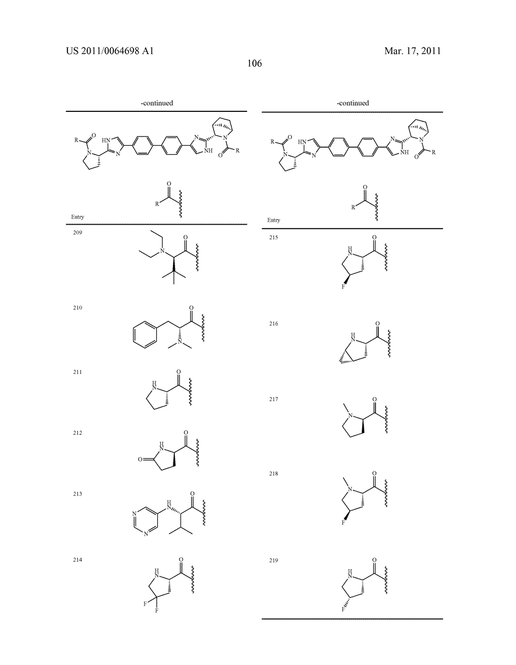 HEPATITIS C VIRUS INHIBITORS - diagram, schematic, and image 107