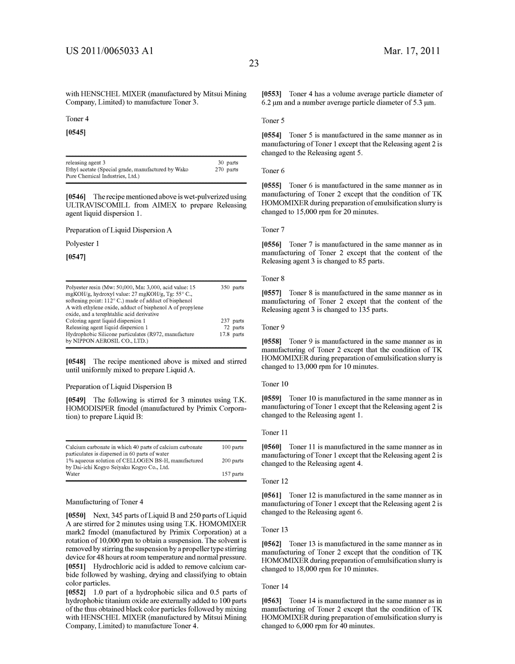 TONER, METHOD OF FORMING IMAGES, AND PROCESS CARTRIDGE - diagram, schematic, and image 29