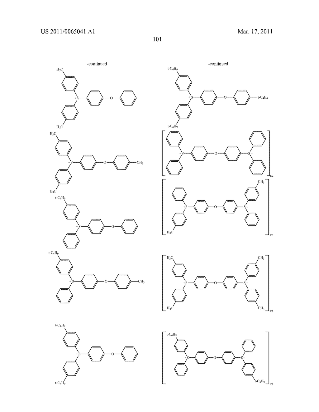 PHOTORESIST COMPOSITION - diagram, schematic, and image 102