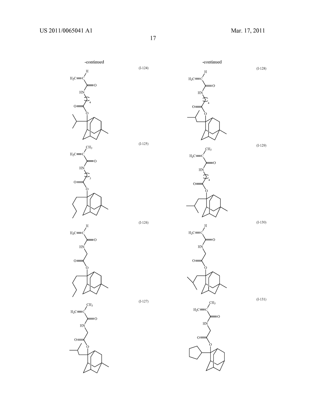 PHOTORESIST COMPOSITION - diagram, schematic, and image 18