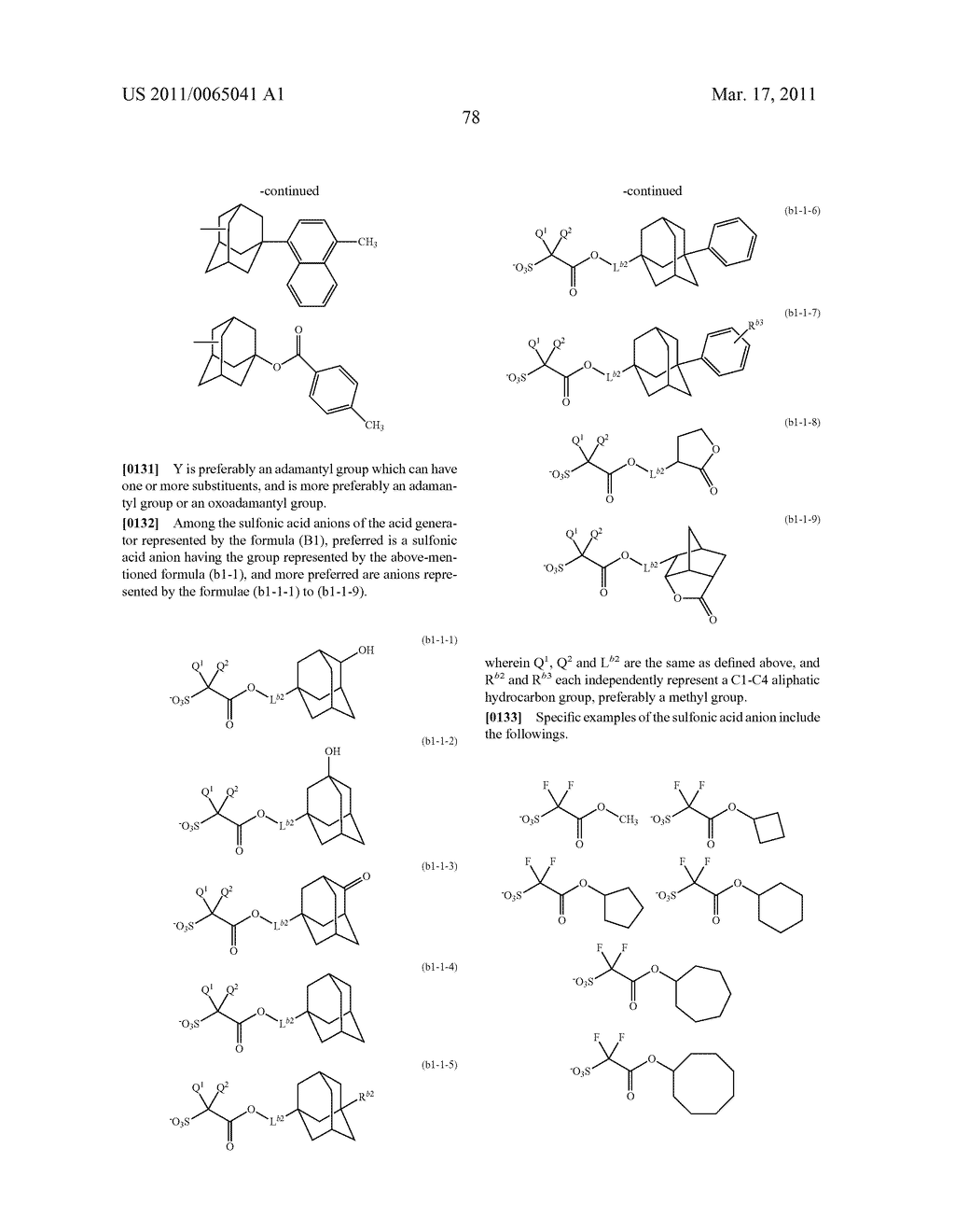 PHOTORESIST COMPOSITION - diagram, schematic, and image 79