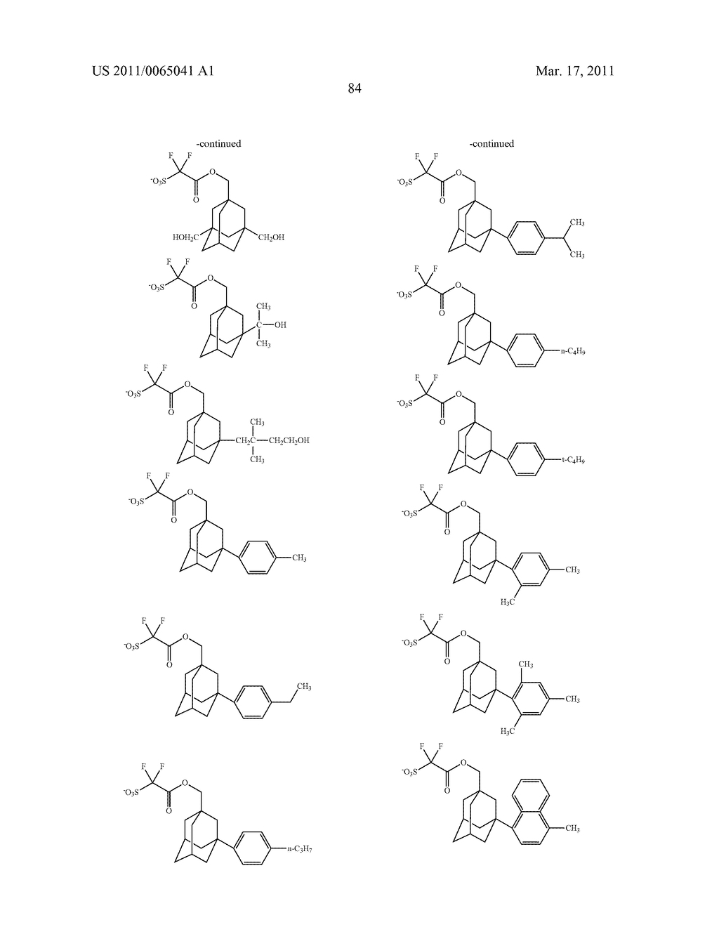 PHOTORESIST COMPOSITION - diagram, schematic, and image 85