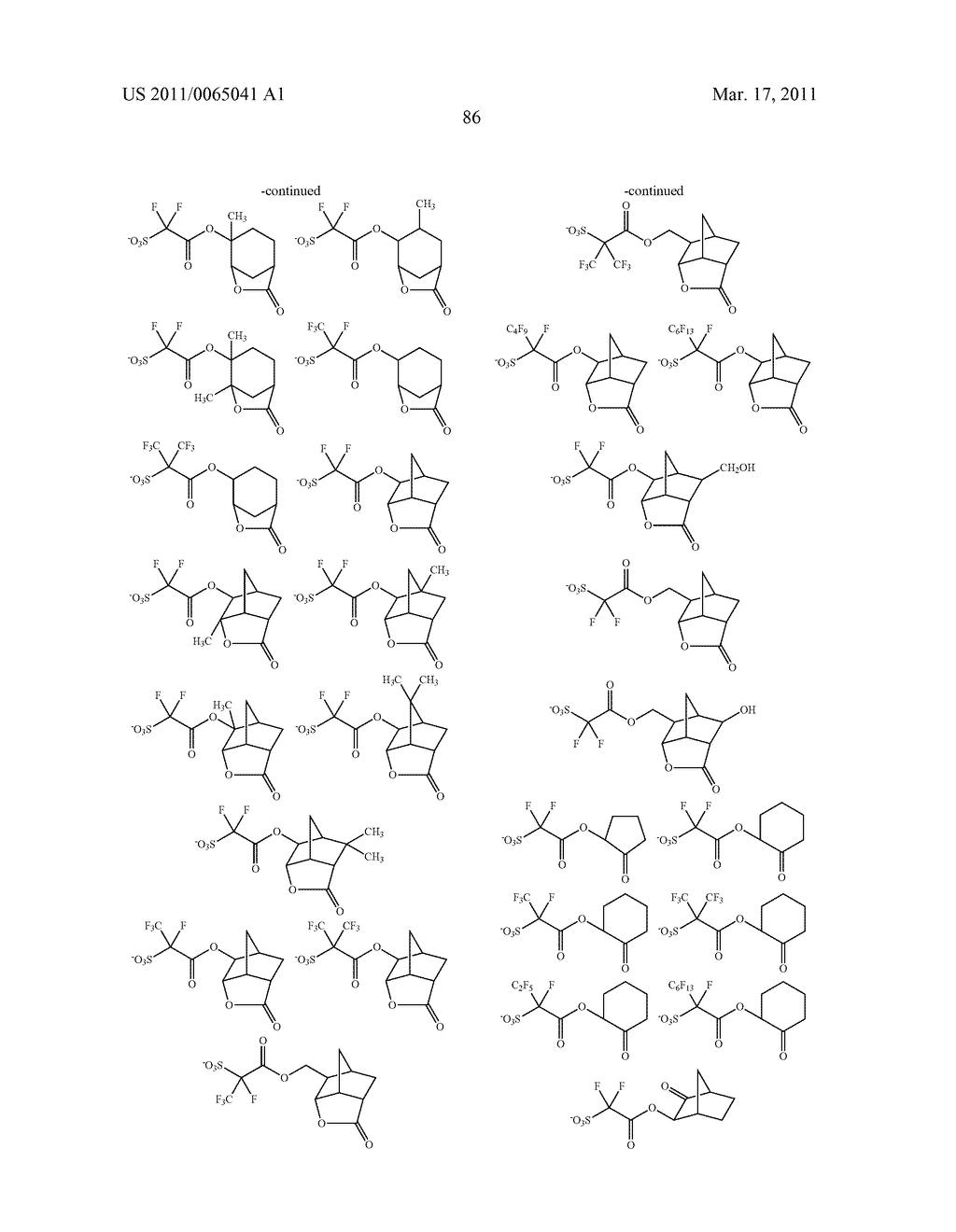 PHOTORESIST COMPOSITION - diagram, schematic, and image 87