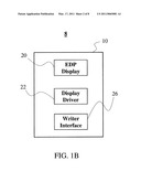 Electrically erasable writable educational flash card diagram and image