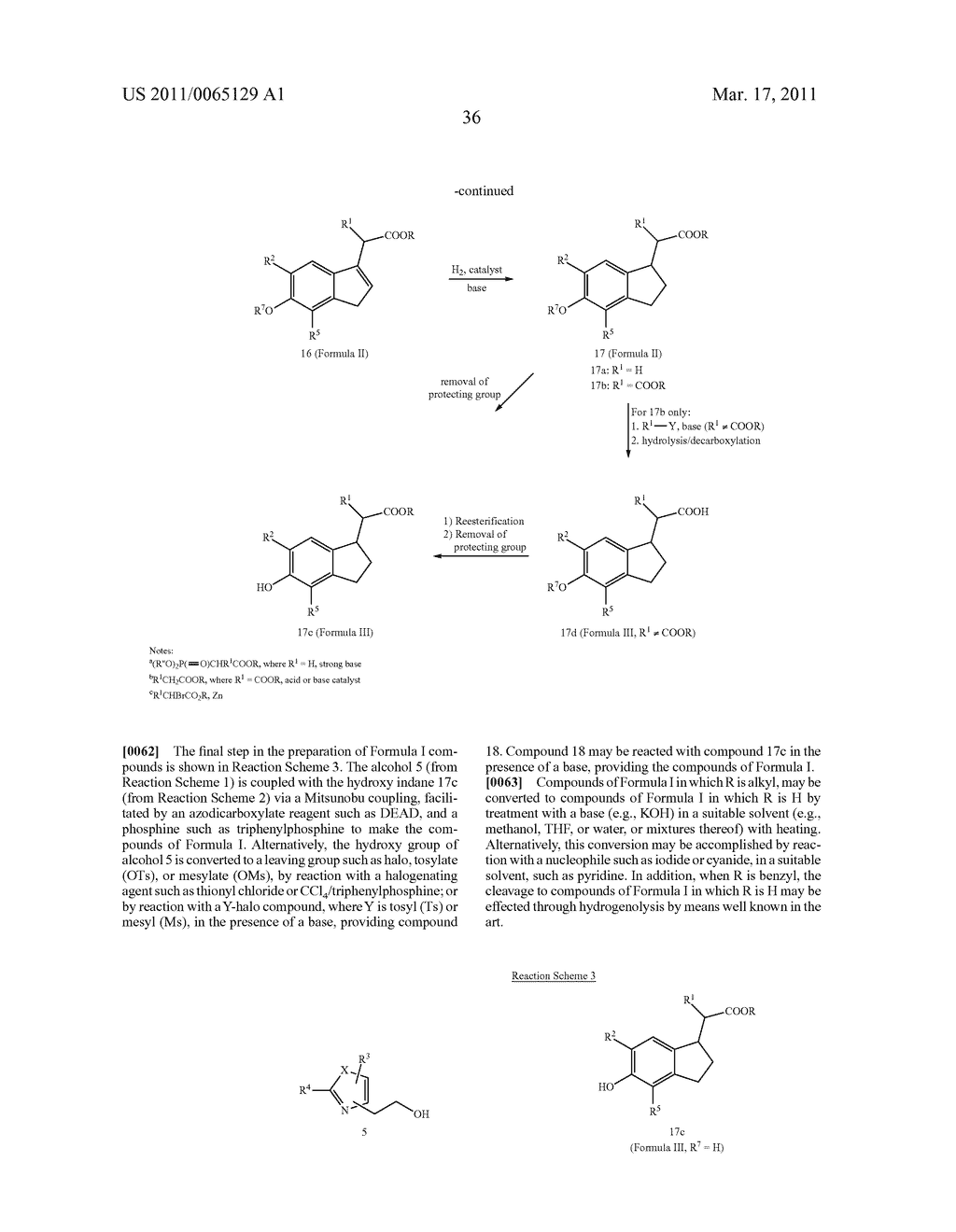 INDANE ACETIC ACID DERIVATIVES AND THEIR USE AS PHARMACEUTICAL AGENTS, INTERMEDIATES, AND METHOD OF PREPARATION - diagram, schematic, and image 37