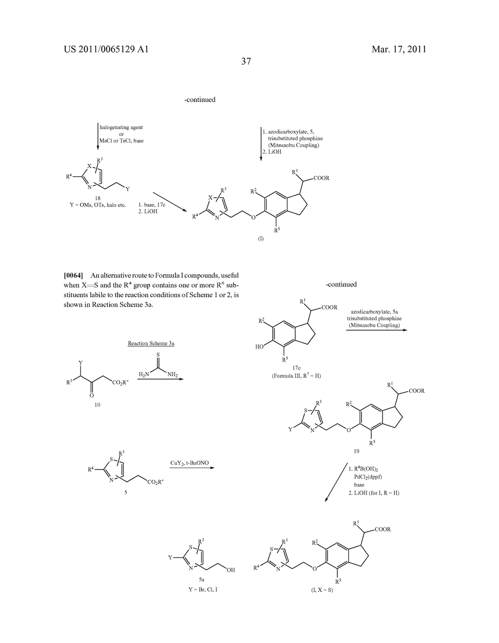 INDANE ACETIC ACID DERIVATIVES AND THEIR USE AS PHARMACEUTICAL AGENTS, INTERMEDIATES, AND METHOD OF PREPARATION - diagram, schematic, and image 38