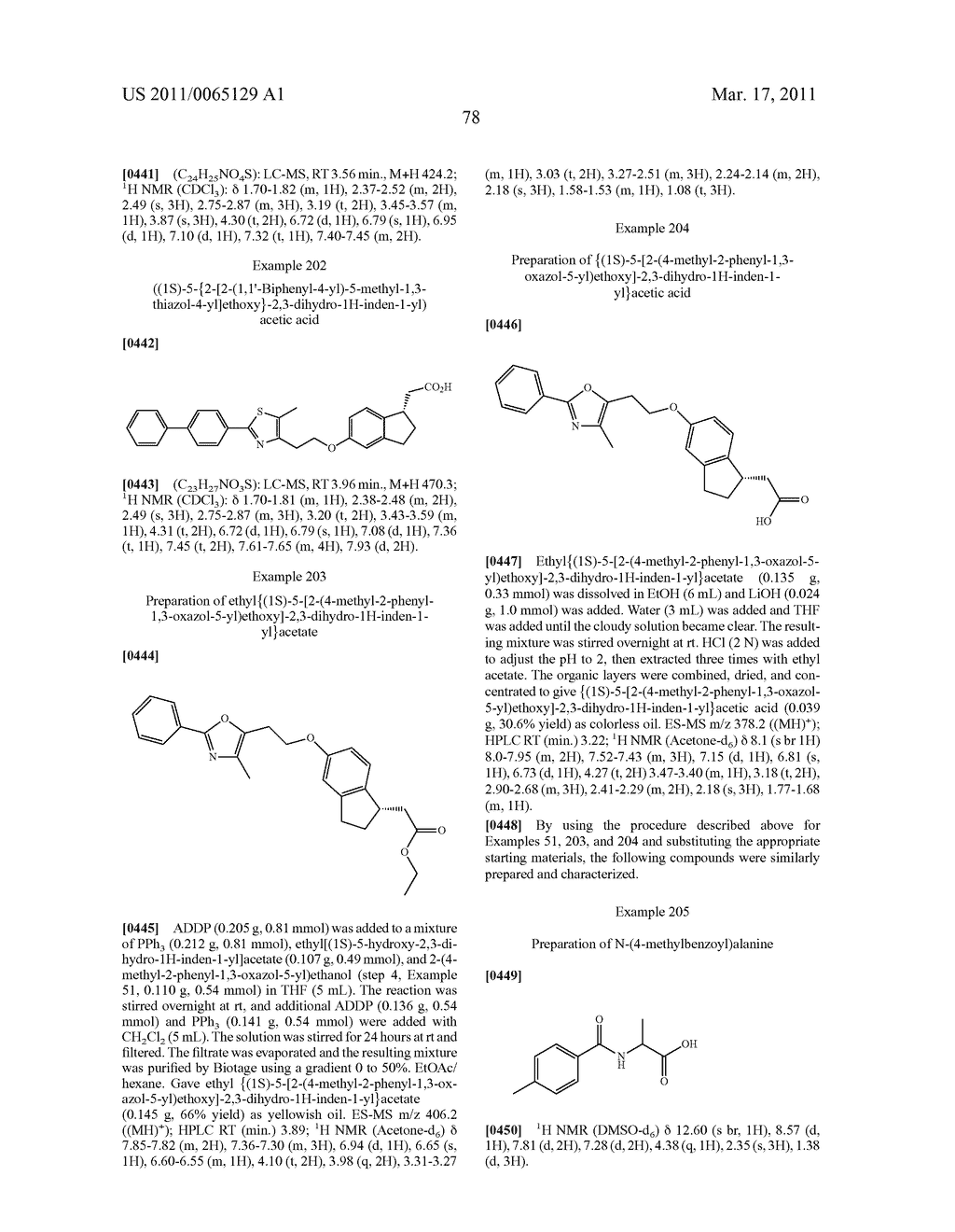 INDANE ACETIC ACID DERIVATIVES AND THEIR USE AS PHARMACEUTICAL AGENTS, INTERMEDIATES, AND METHOD OF PREPARATION - diagram, schematic, and image 79