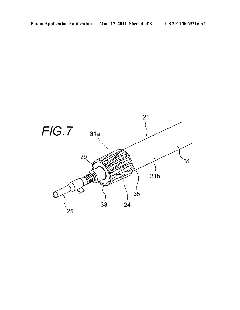 END-PROCESSING METHOD OF COAXIAL CABLE AND END-PROCESSING STRUCTURE OF COAXIAL CABLE - diagram, schematic, and image 05