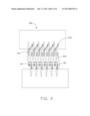 CONTACT CARRIER HAVING CONTACT TERMINALS ARRANGED ALTERNATIVELY ALONG SIDES diagram and image