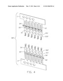 CONTACT CARRIER HAVING CONTACT TERMINALS ARRANGED ALTERNATIVELY ALONG SIDES diagram and image