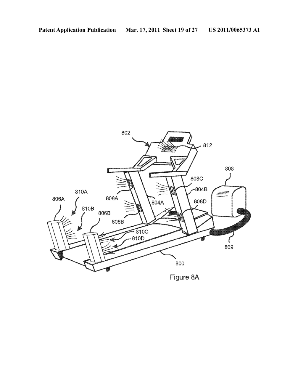 APPARATUS FOR SURROUNDING AN EXERCISER WITH COOLING AIR HAVING MANUAL LOCAL CONTROL OF AIR OUTLETS BUILT INTO A STATIONARY EXERCISE DEVICE - diagram, schematic, and image 20