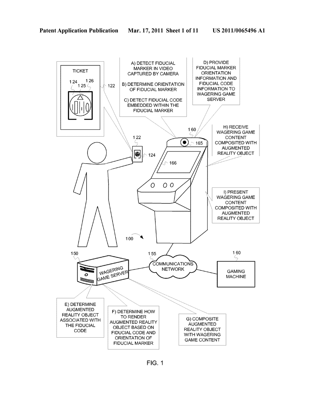 AUGMENTED REALITY MECHANISM FOR WAGERING GAME SYSTEMS - diagram, schematic, and image 02