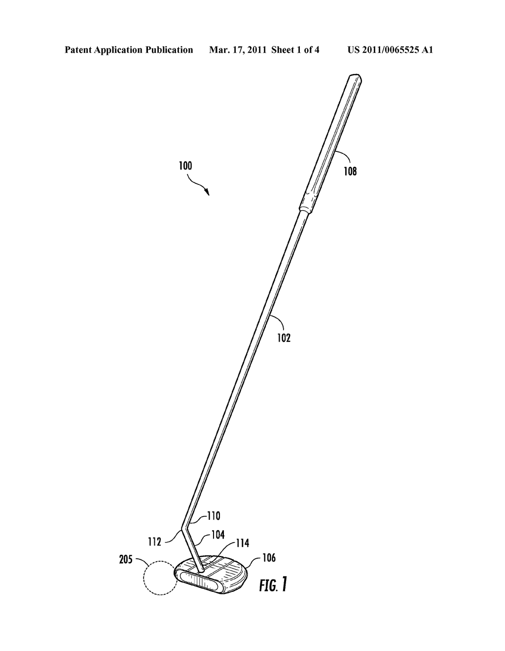 GOLF PUTTERS HAVING CENTRALLY ALIGNED HOSELS - diagram, schematic, and image 02