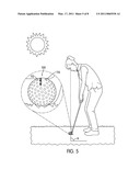 Alignment Guide for a Golf Ball diagram and image