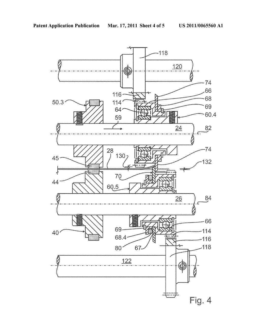 FOLDING DEVICE COMPRISING UPSTREAM OR DOWNSTREAM BLADE SHAFTS OR COMPARABLE TOOL SHAFTS - diagram, schematic, and image 05