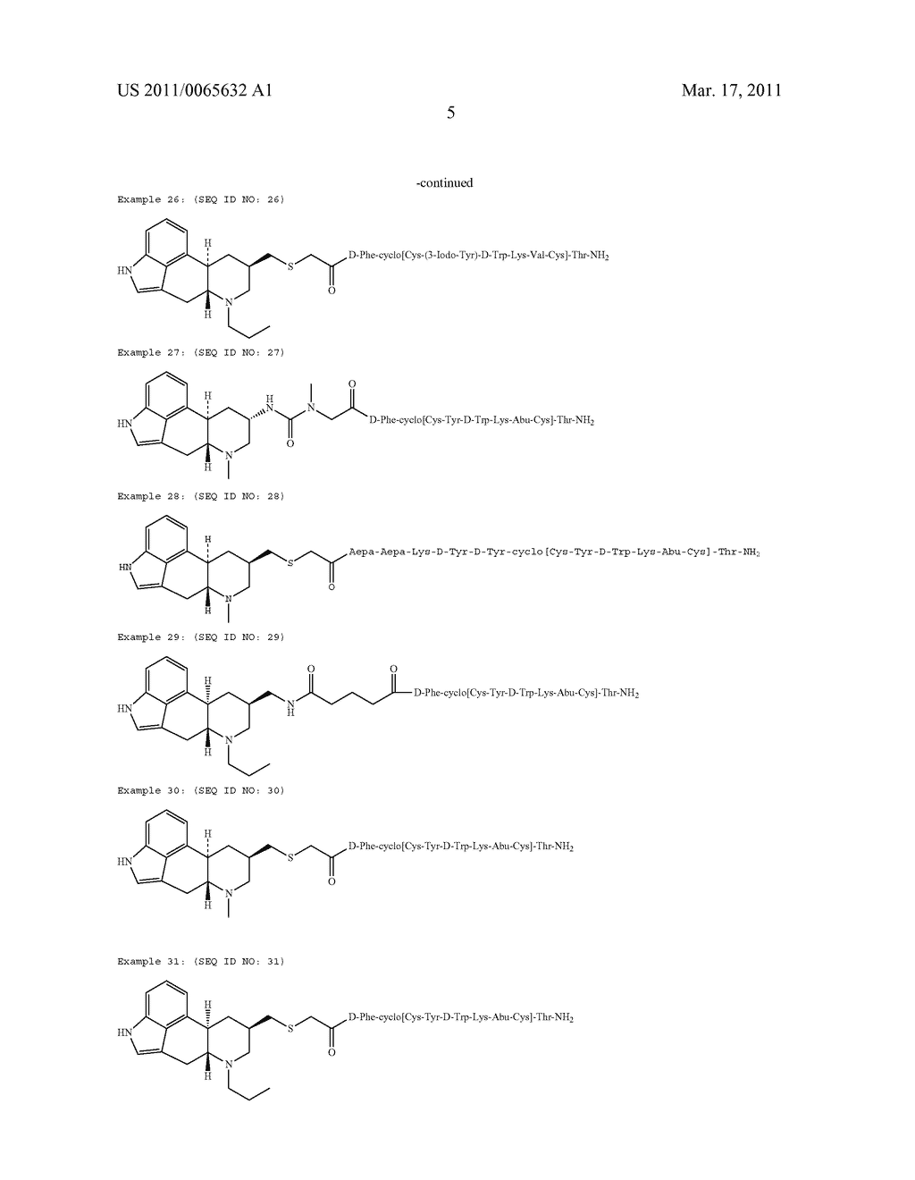 PHARMACEUTICAL COMPOSITIONS OF SOMATOSTATIN-DOPAMINE CONJUGATES - diagram, schematic, and image 11