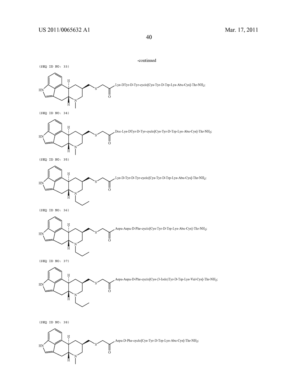 PHARMACEUTICAL COMPOSITIONS OF SOMATOSTATIN-DOPAMINE CONJUGATES - diagram, schematic, and image 46