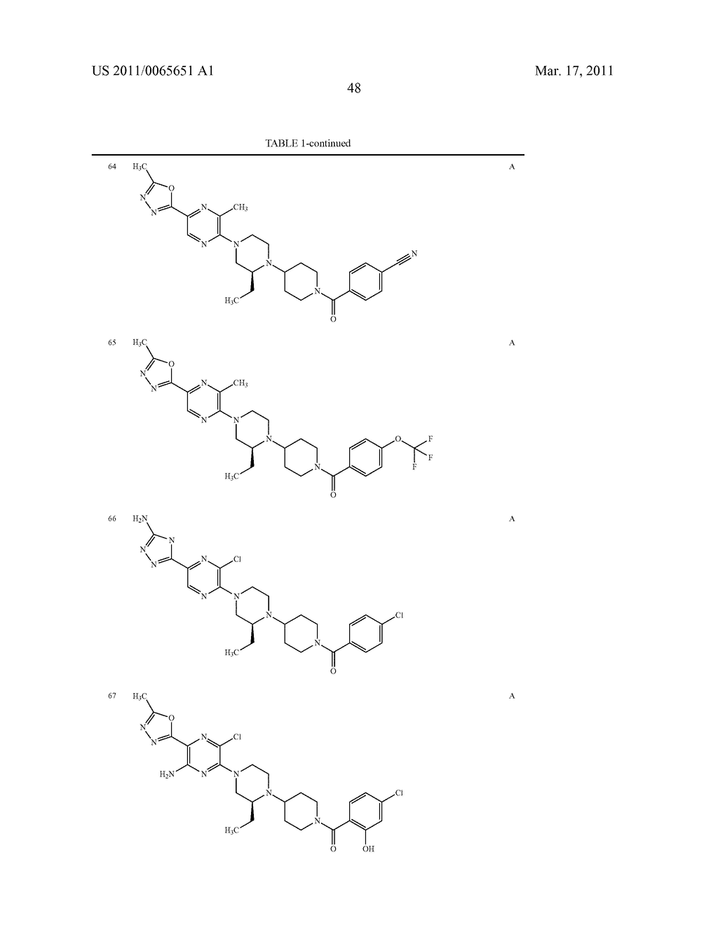 HETEROCYCLIC SUBSTITUTED PIPERAZINES WITH CXCR3 ANTAGONIST ACTIVITY - diagram, schematic, and image 49
