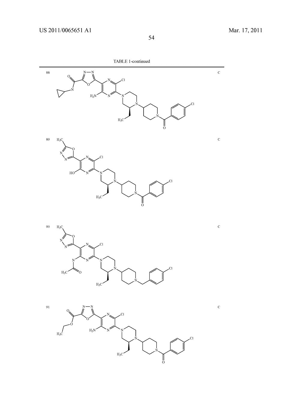 HETEROCYCLIC SUBSTITUTED PIPERAZINES WITH CXCR3 ANTAGONIST ACTIVITY - diagram, schematic, and image 55