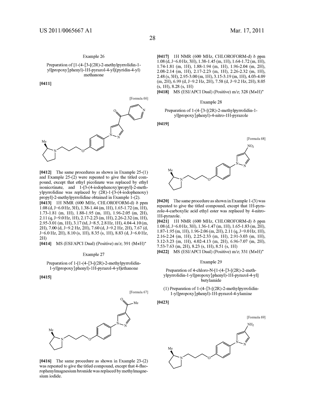 PHENYLPYRAZOLE DERIVATIVES - diagram, schematic, and image 29