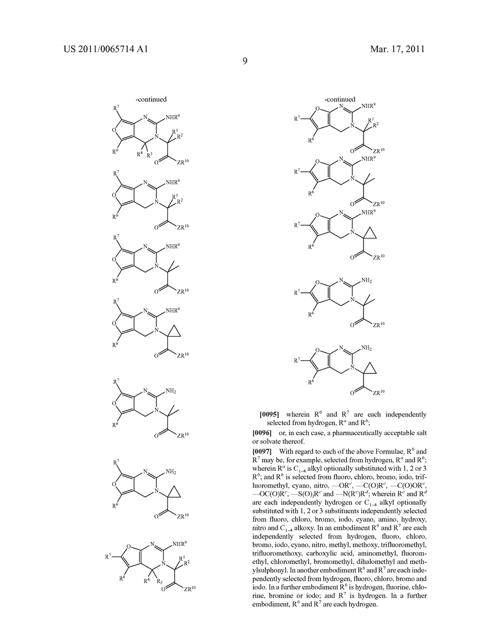 SUBSTITUTED QUINAZOLINES - diagram, schematic, and image 10