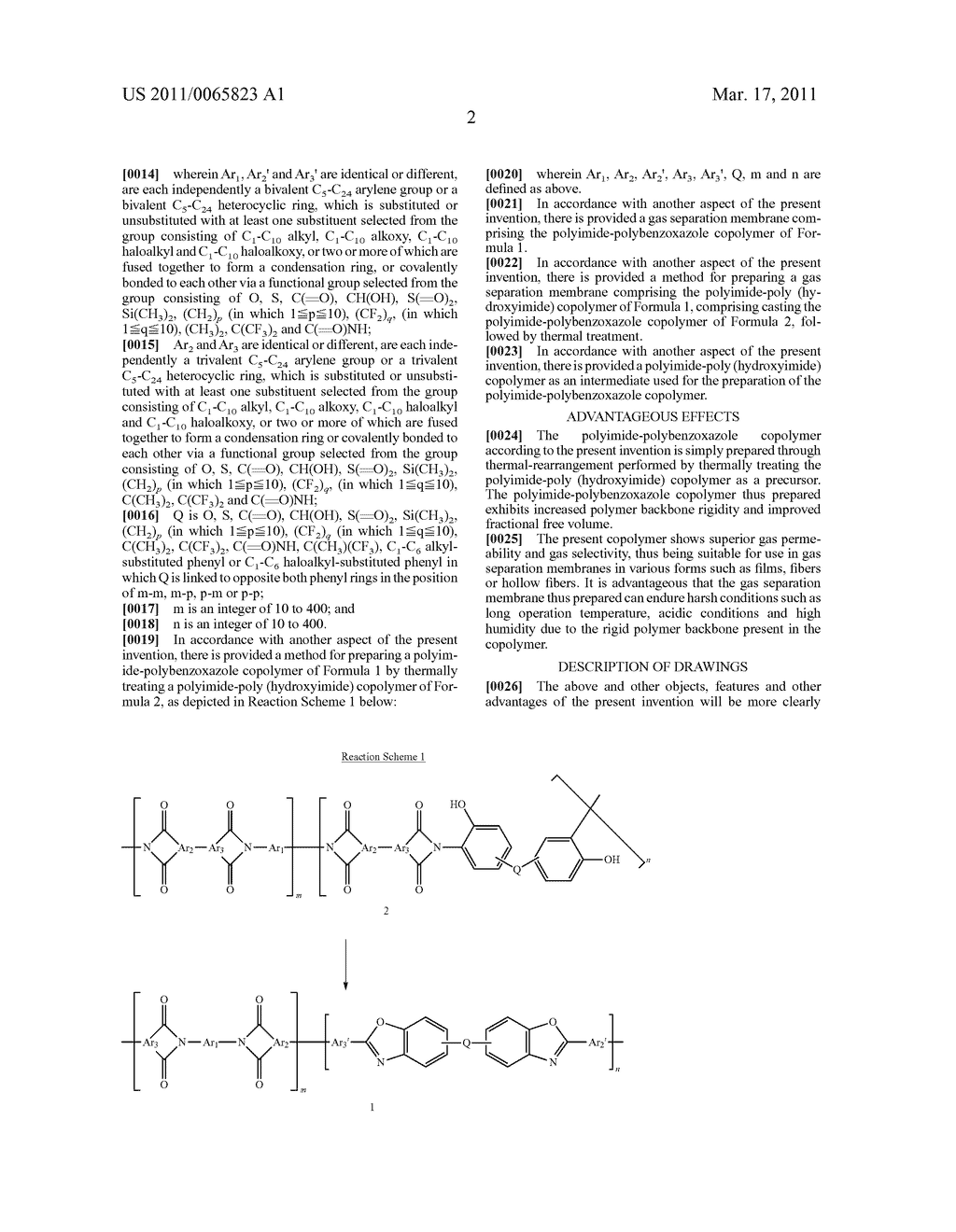 POLYIMIDE-CO-POLYBENZOXAZOLE COPOLYMER, PREPARATION METHOD THEREOF, AND GAS SEPARATION MEMBRANE COMPRISING THE SAME - diagram, schematic, and image 17