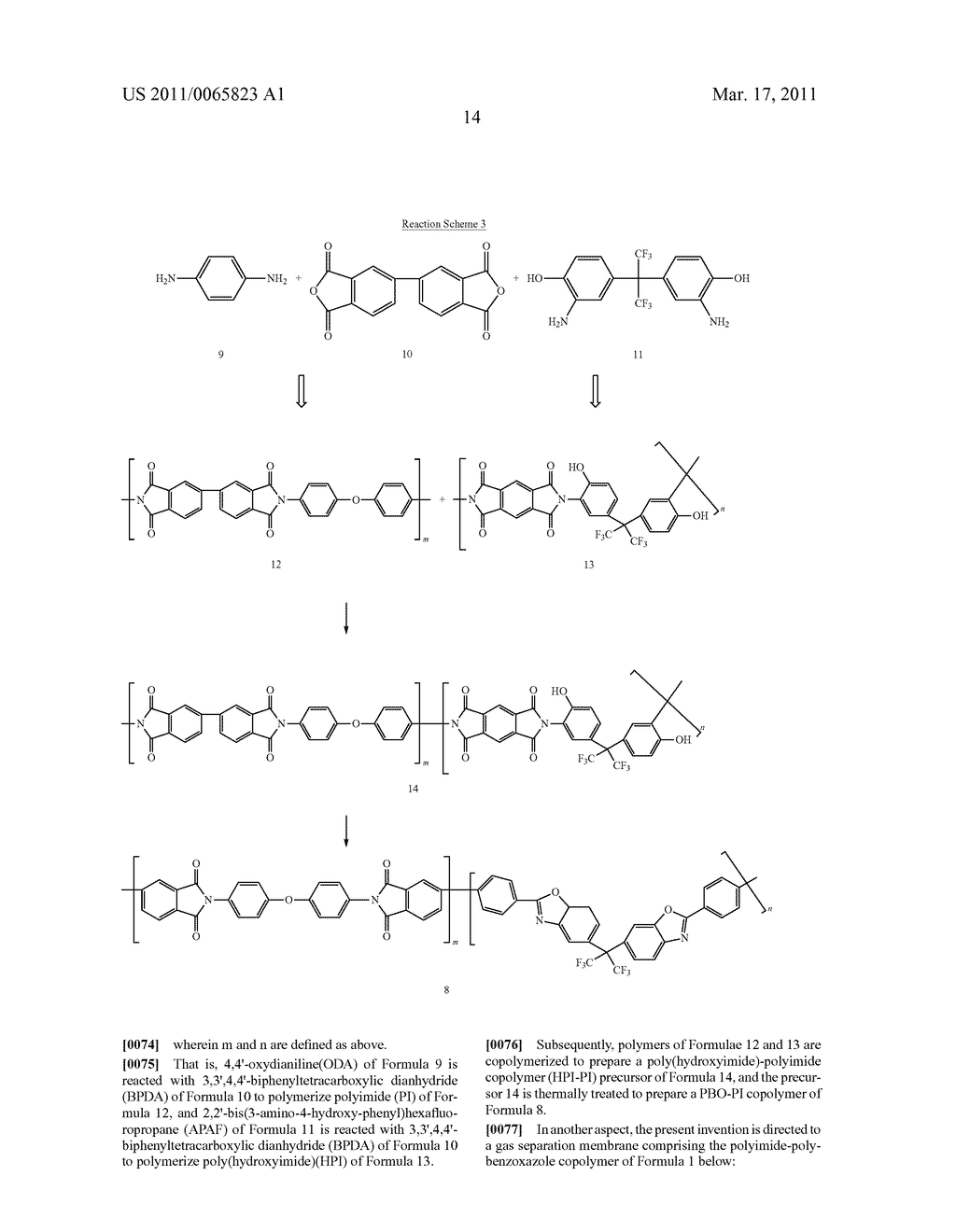 POLYIMIDE-CO-POLYBENZOXAZOLE COPOLYMER, PREPARATION METHOD THEREOF, AND GAS SEPARATION MEMBRANE COMPRISING THE SAME - diagram, schematic, and image 29