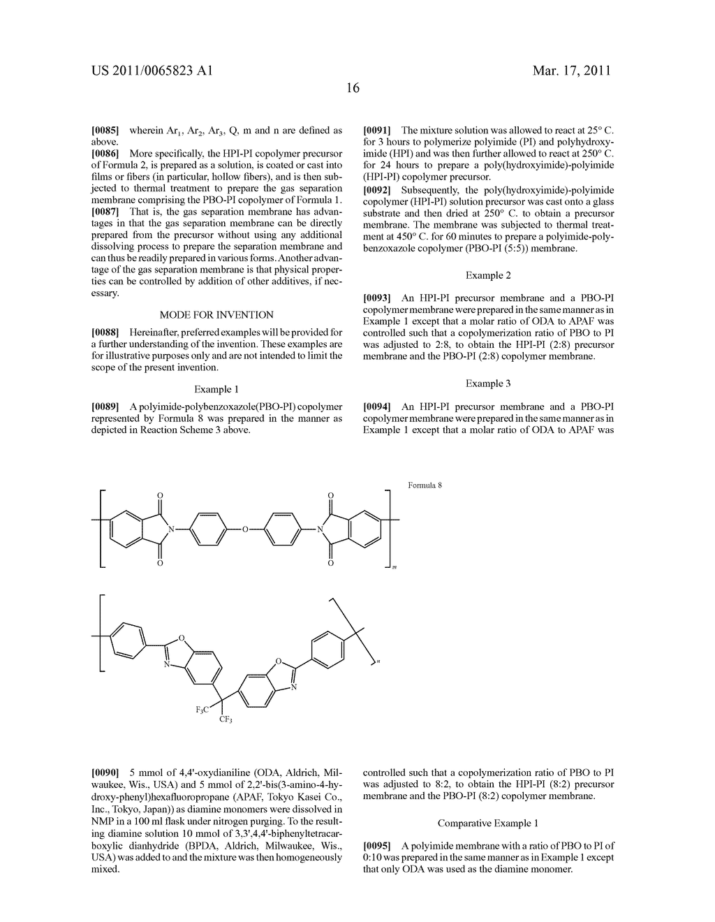 POLYIMIDE-CO-POLYBENZOXAZOLE COPOLYMER, PREPARATION METHOD THEREOF, AND GAS SEPARATION MEMBRANE COMPRISING THE SAME - diagram, schematic, and image 31