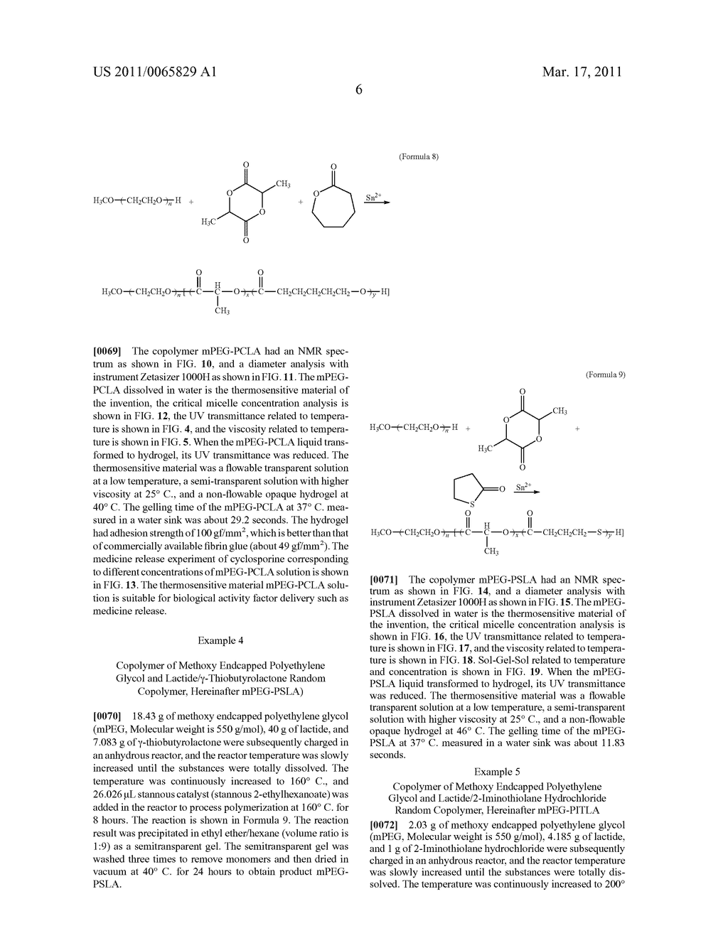 BIODEGRADABLE COPOLYMER AND THERMOSENSITIVE MATERIAL - diagram, schematic, and image 33